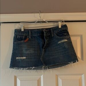 American Eagle Distressed Denim Skirt